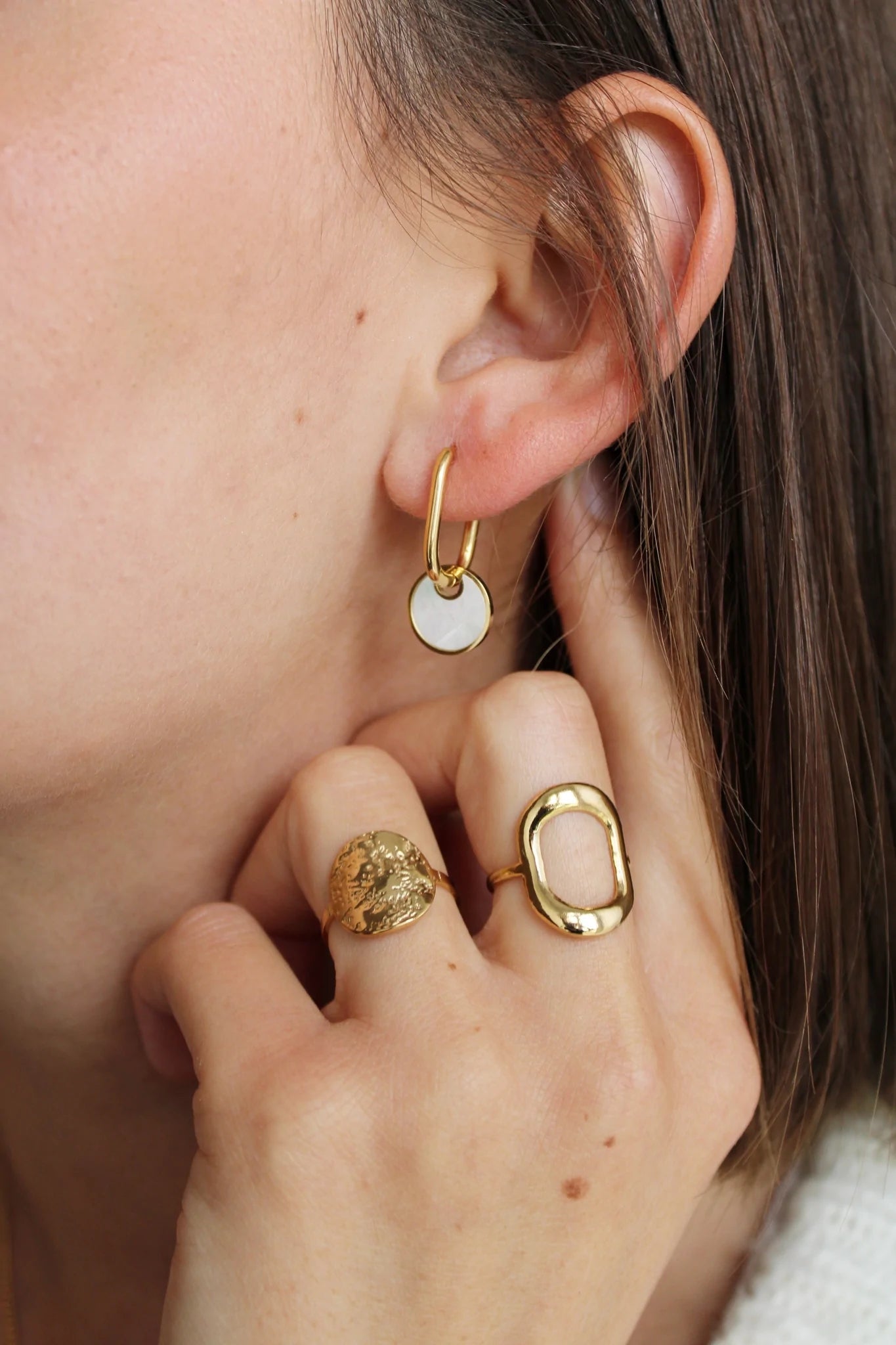 Luna shell Hoops