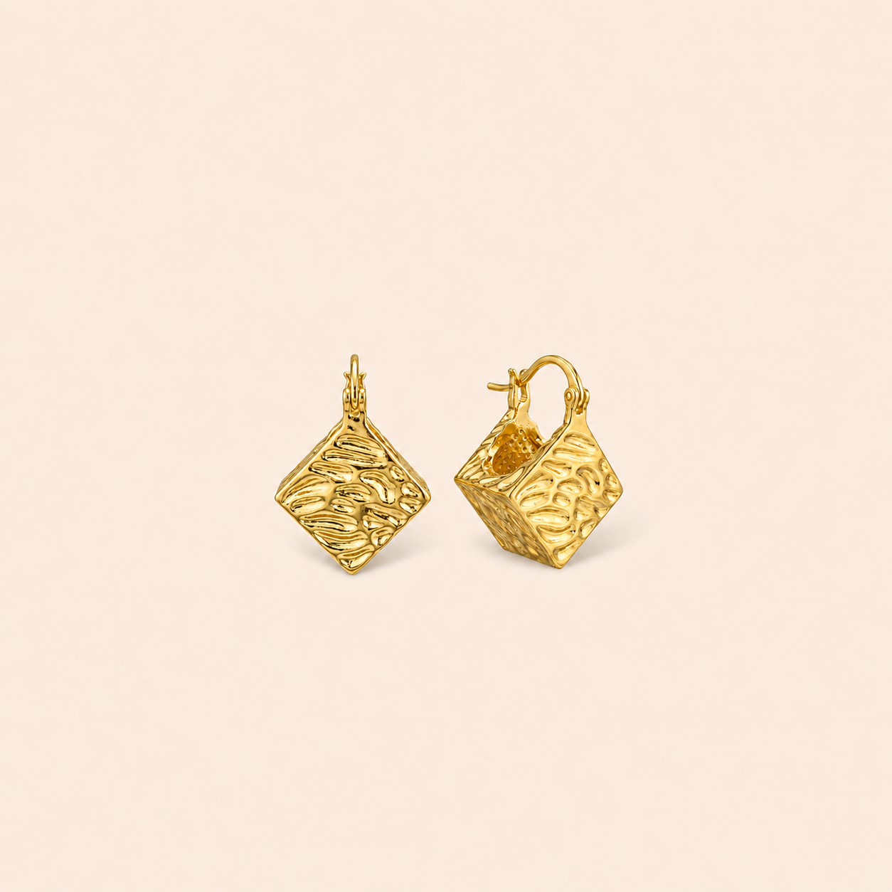 Luna Cube Hoops