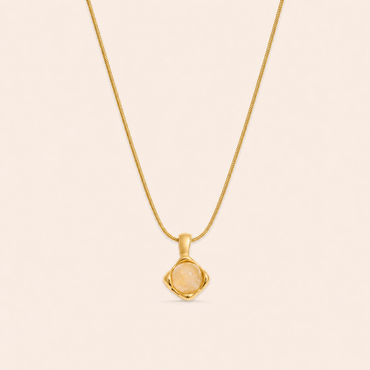 Honey Quartz Necklace