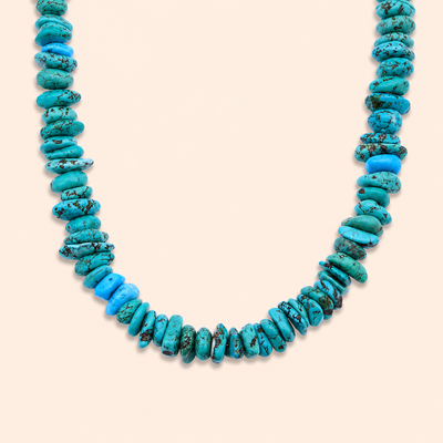 Turquoise Pebble Necklace