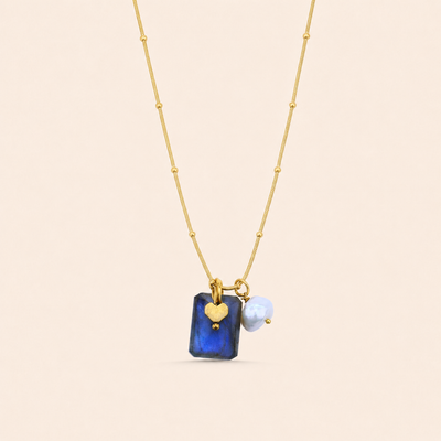 Labradorite Charm Necklace
