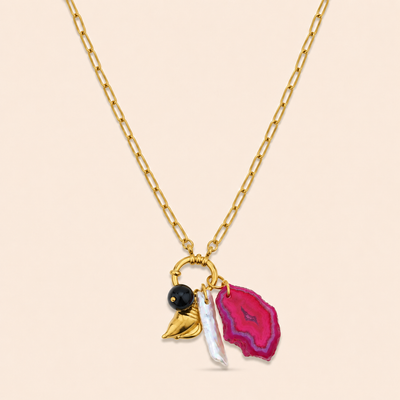 Druzy Charm Necklace