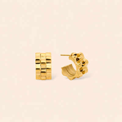 Luna Petal Hoops
