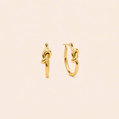 Luna Knot Hoops