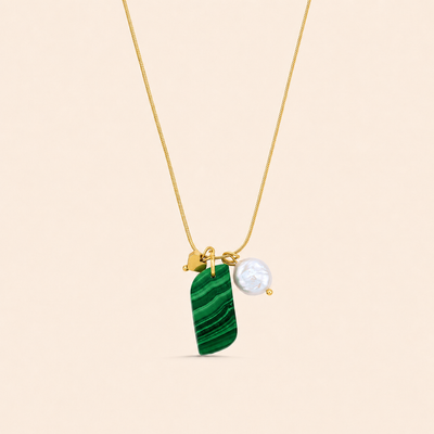 Malachite Charm Necklace