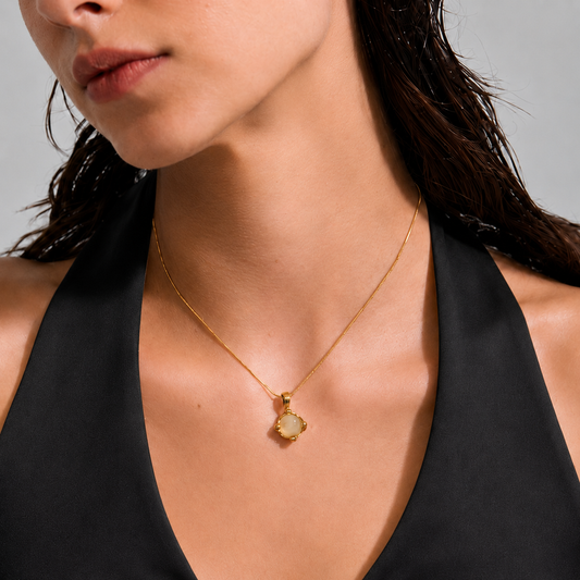 Honey Quartz Necklace