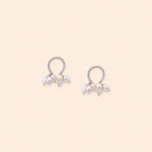 Pearl Blossom Studs