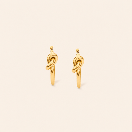 Luna Knot Hoops