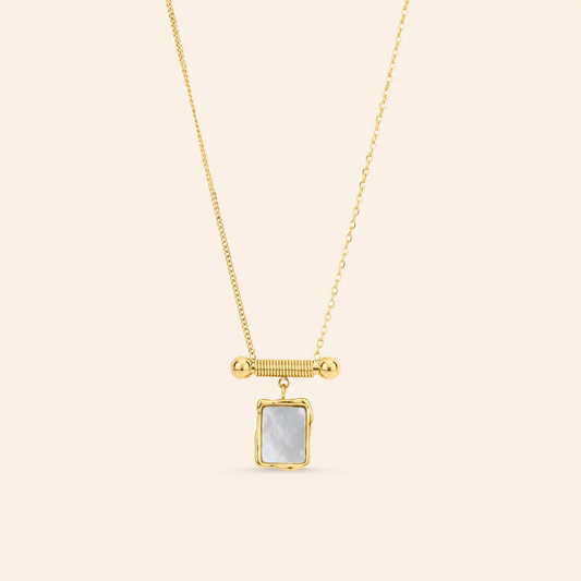 Mother Of Pearl Pendent Necklace