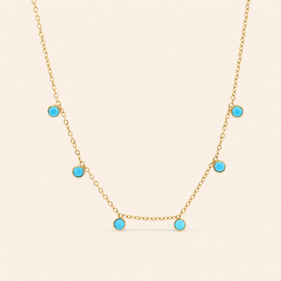 Turquoise Station Necklace