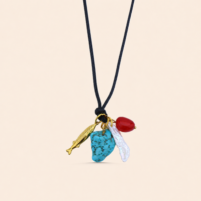 Turquoise Charm Necklace