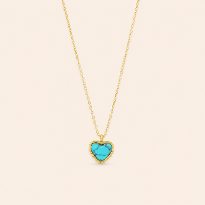 Turquoise Heart Necklace